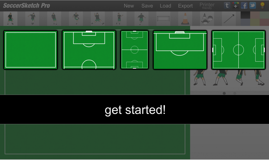 نرم افزار طراحی تمرین Soccer Sketch