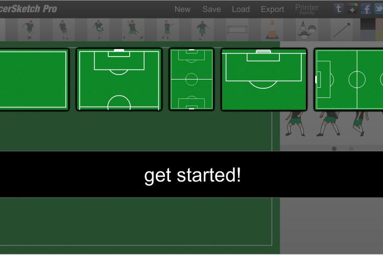 نرم افزار طراحی تمرین Soccer Sketch